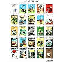 Tintin HERGÉ生誕100年記念切手 ベルギー タンタン Tintin HERGÉ生誕100年記念切手 ベルギー タンタン Rare Hergé